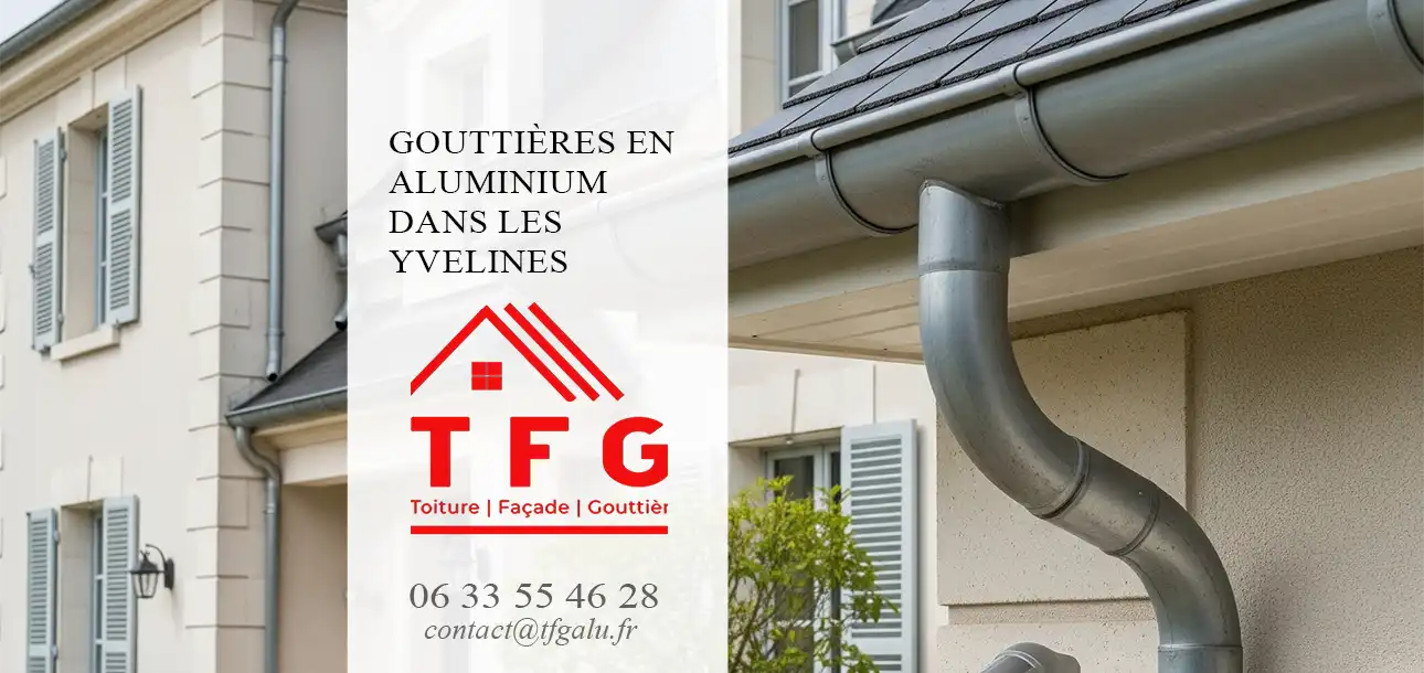 Gouttières en Aluminium dans les Yvelines