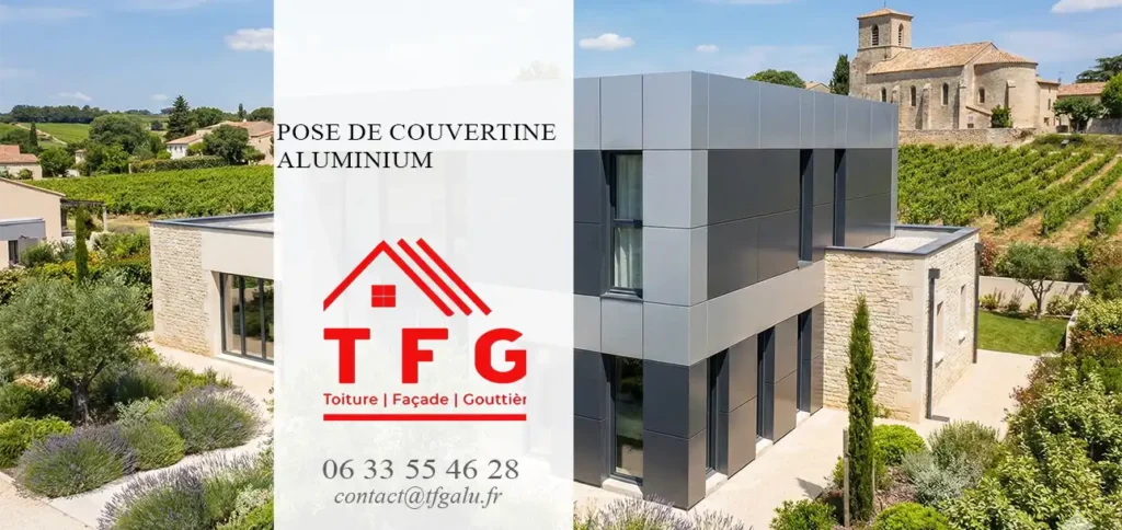 Pose de Couvertine Aluminium