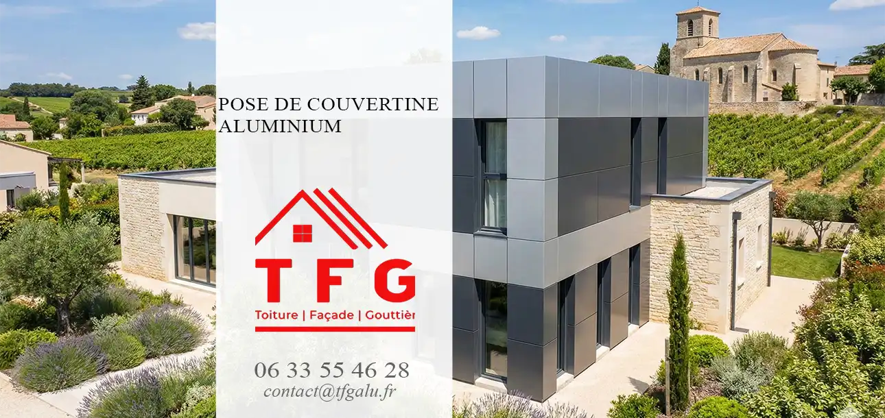 Pose de Couvertine Aluminium