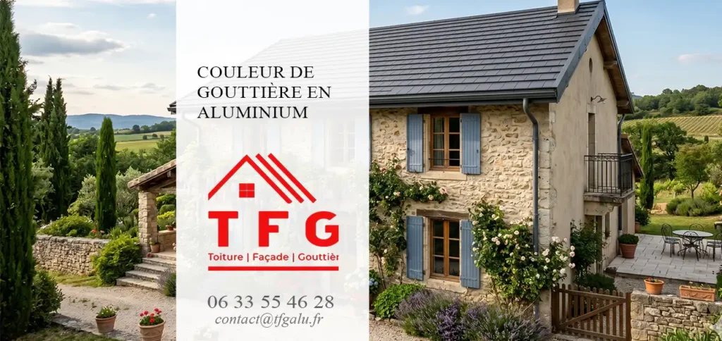 Couleur de Gouttière en Aluminium