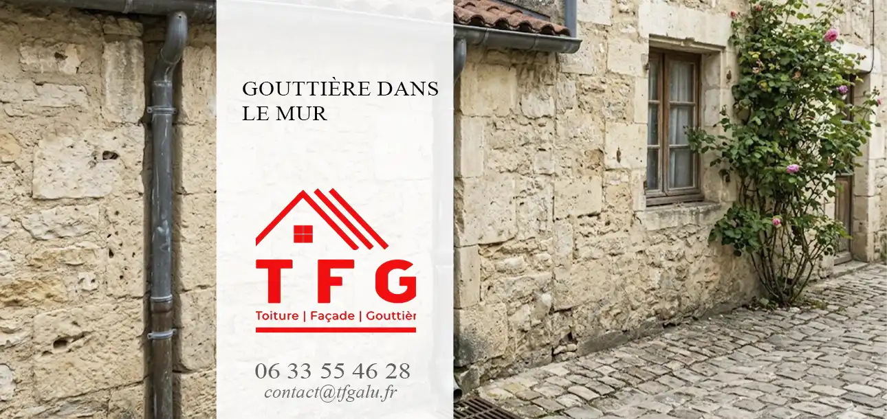 Gouttière Dans le Mur