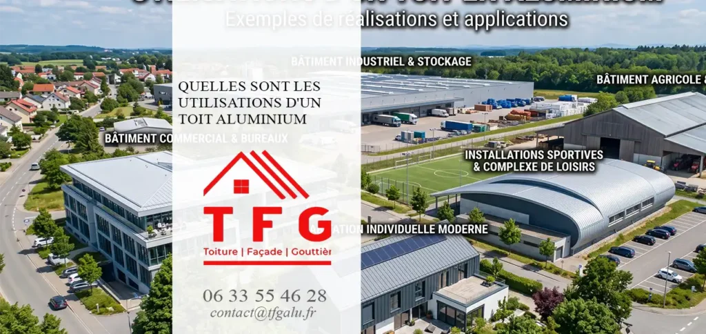 Quelles sont les utilisations d'un toit aluminium