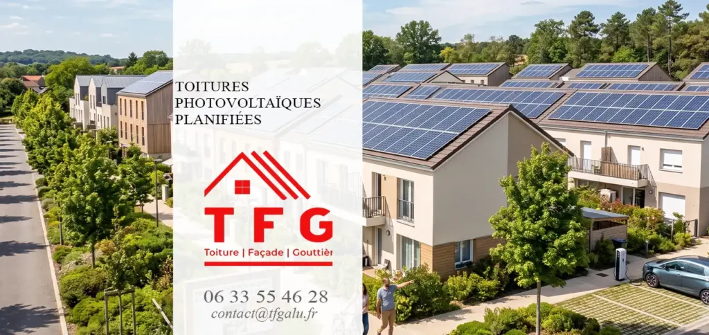 Toitures photovoltaïques planifiées