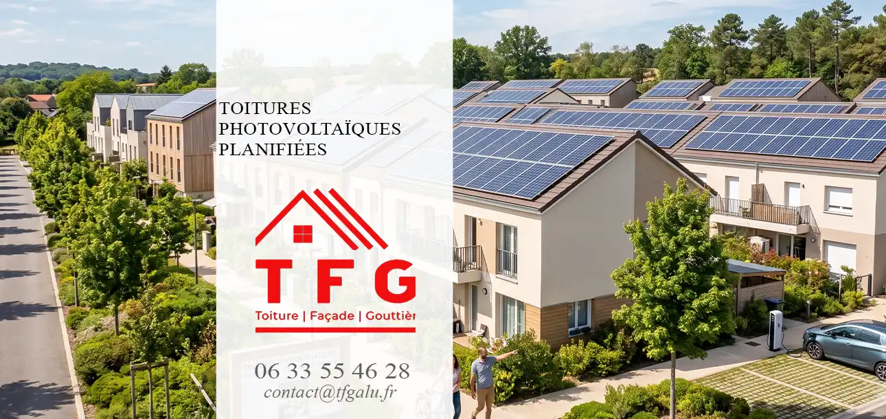 Toitures photovoltaïques planifiées