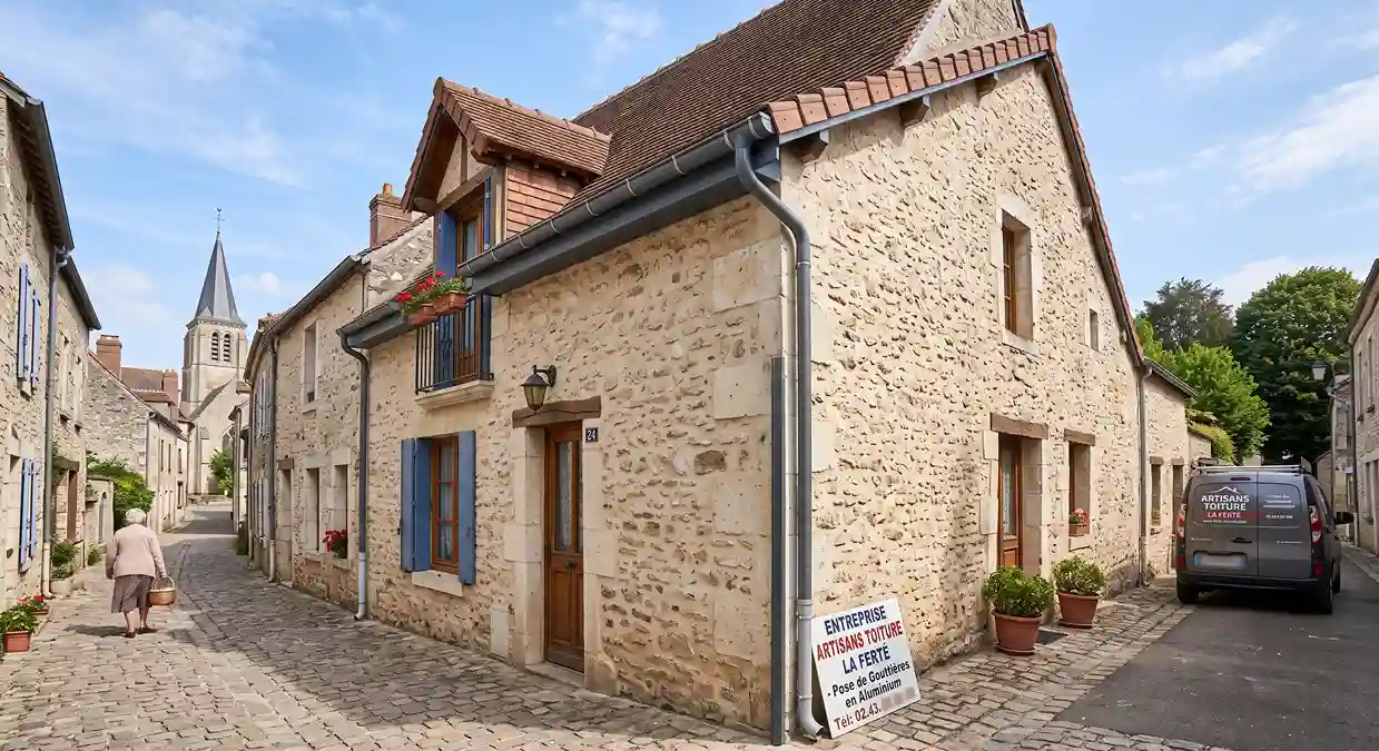 Gouttières en Aluminium à La Ferté